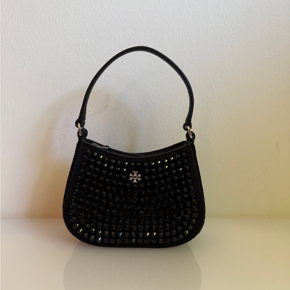 Tory Burch Crystal Nano Bag Black